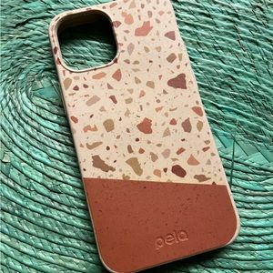 Pela - Seashell Clay Terrazzo iPhone 13 Mini Case